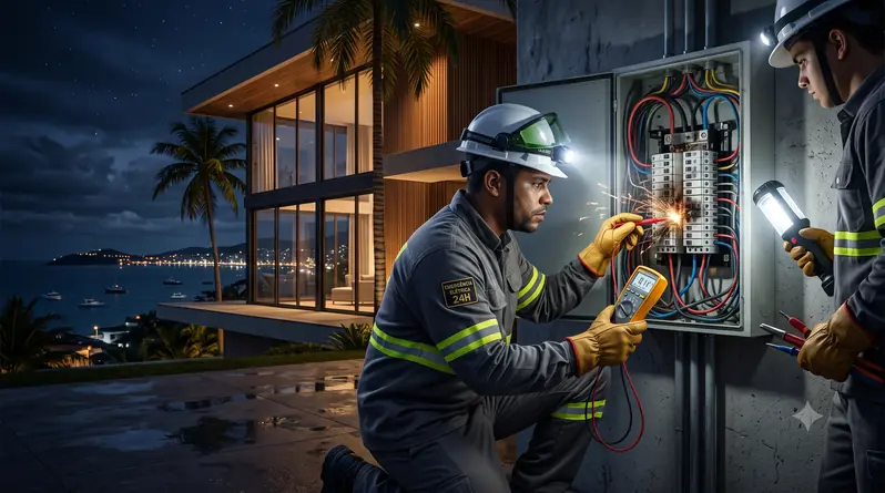 Eletricista de emergência para curto-circuito em Cabo Frio