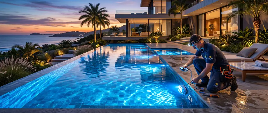 Projeto e instalação de iluminação de piscina em Cabo Frio