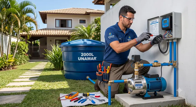 Eletricista especializado em automação de bombas de recalque em Cabo Frio - RJ